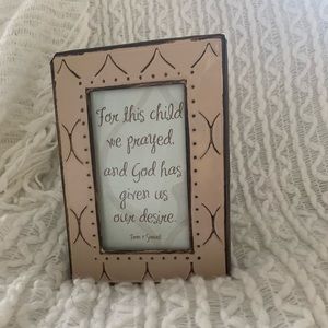 Beautiful For This Child We Prayed Sign